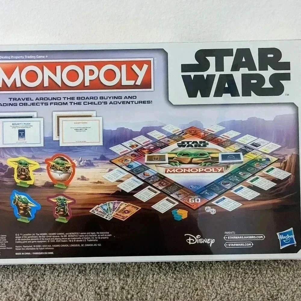 Monopoly‎ Star Wars The Mandalorian Baby Yoda Board Game New Sealed Hasbro